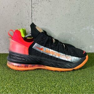 Nike Air LeBron XVIII 18 Black Crimson Volt CW2760-009 Shoes 5.5Y Women’s 7